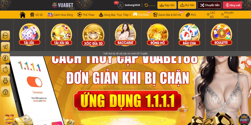 Tổng hợp các tựa game siêu hot có tại nhà cái Vuabet