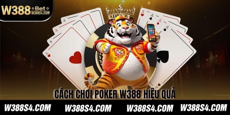 Cách chơi Poker W388 hiệu quả