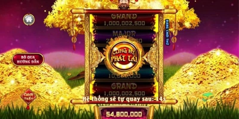 Sử dụng vòng quay free để dễ dàng chiếm ưu thế